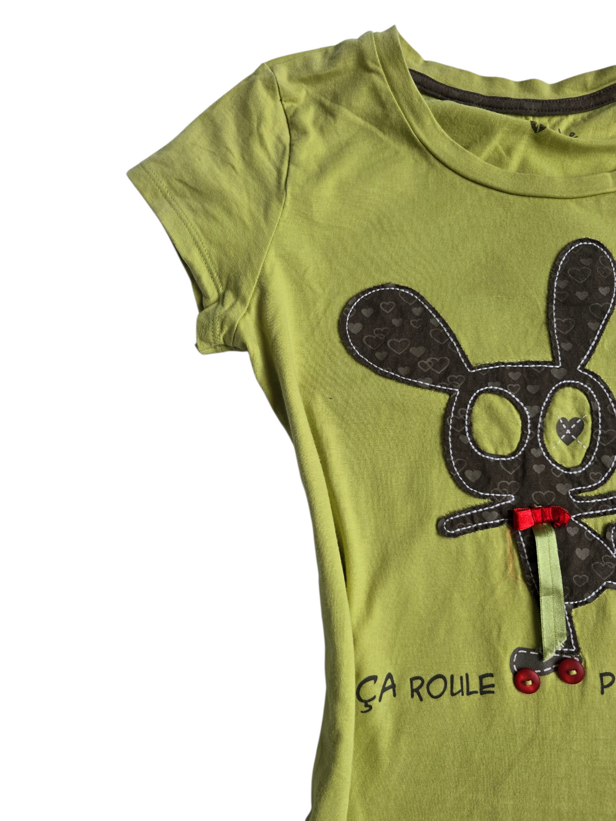 2000s vintage whimsy twee green top