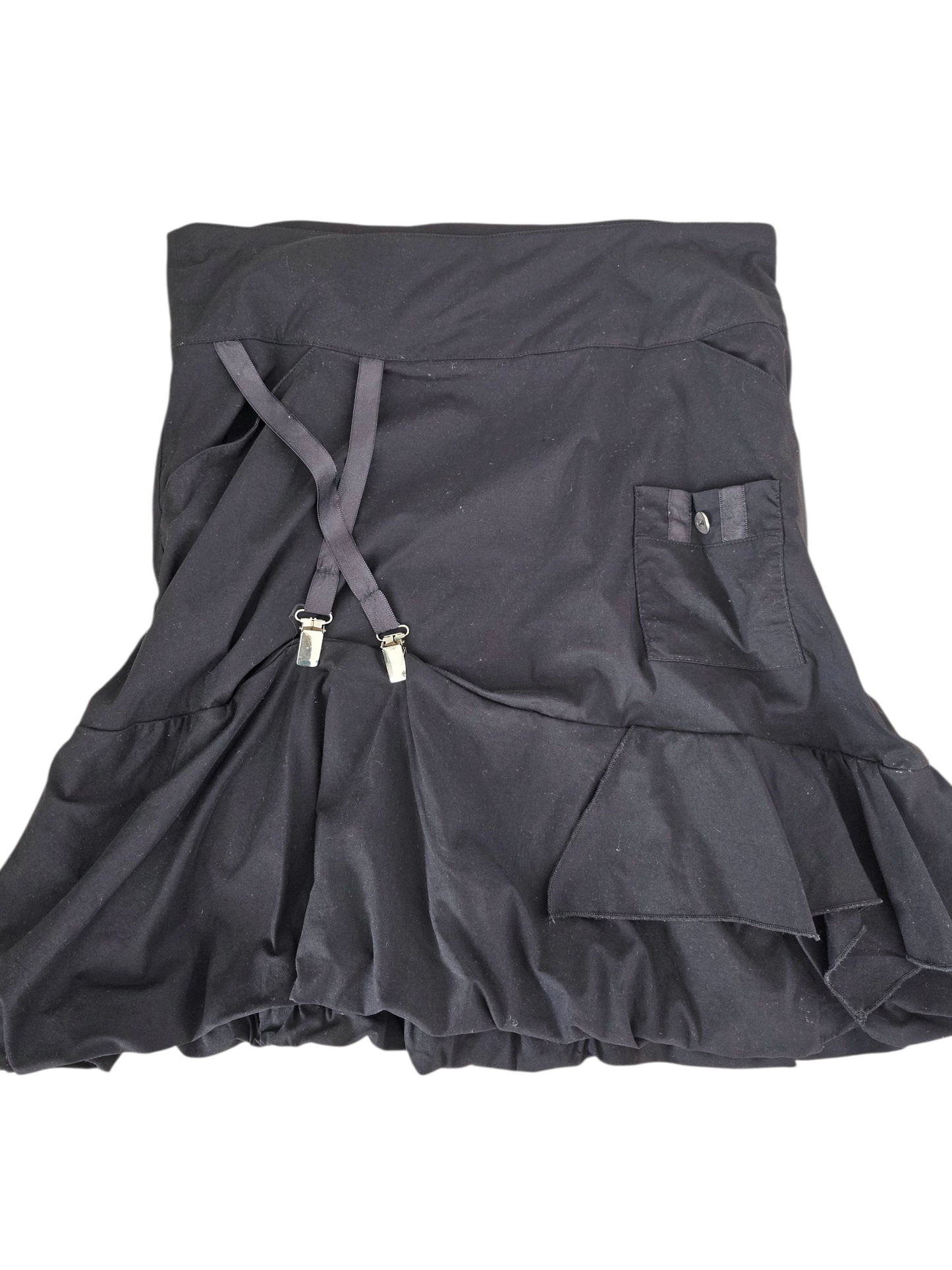 00s vintage softgrunge draped skirt