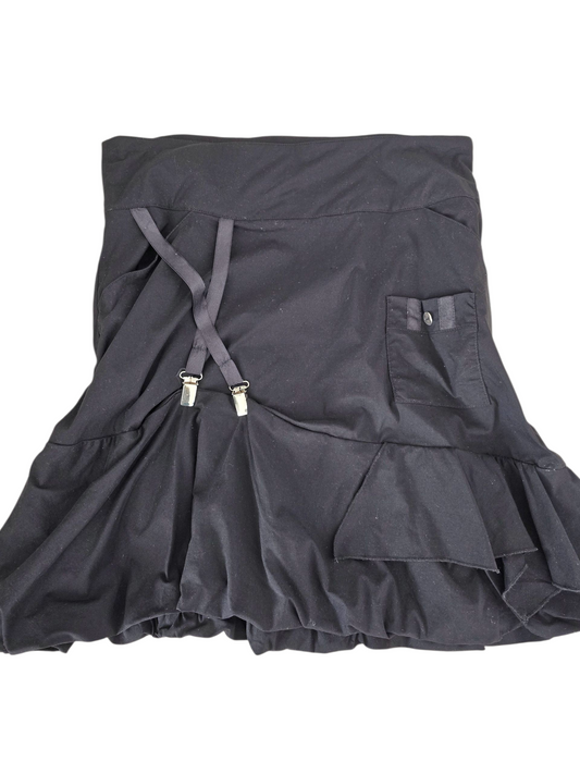 00s vintage softgrunge draped skirt