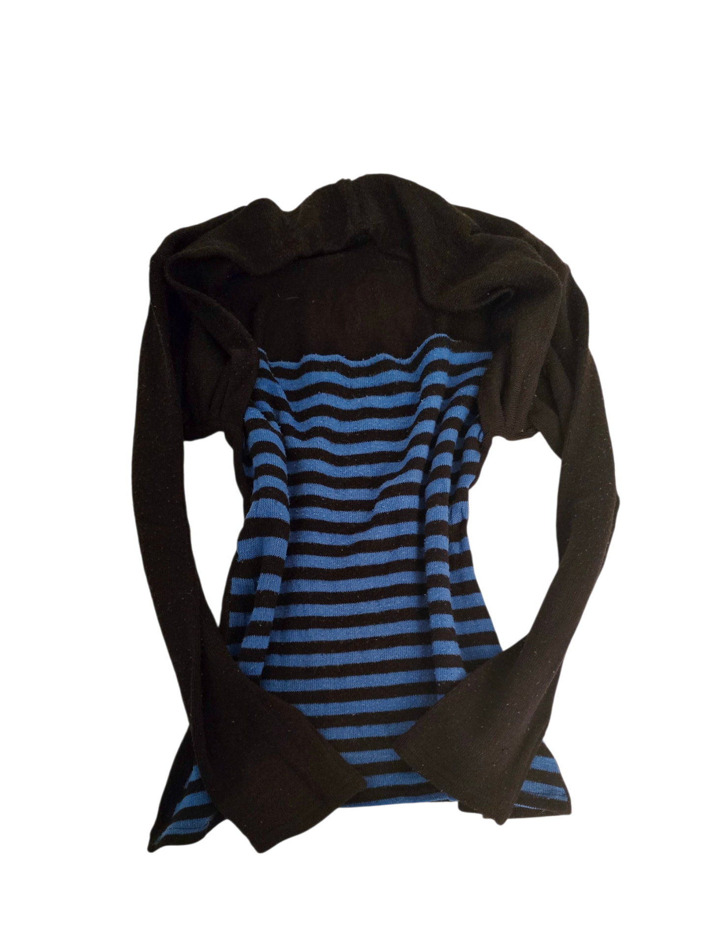 2000s vintage striped softgrunge emo sweater - zimfriperie