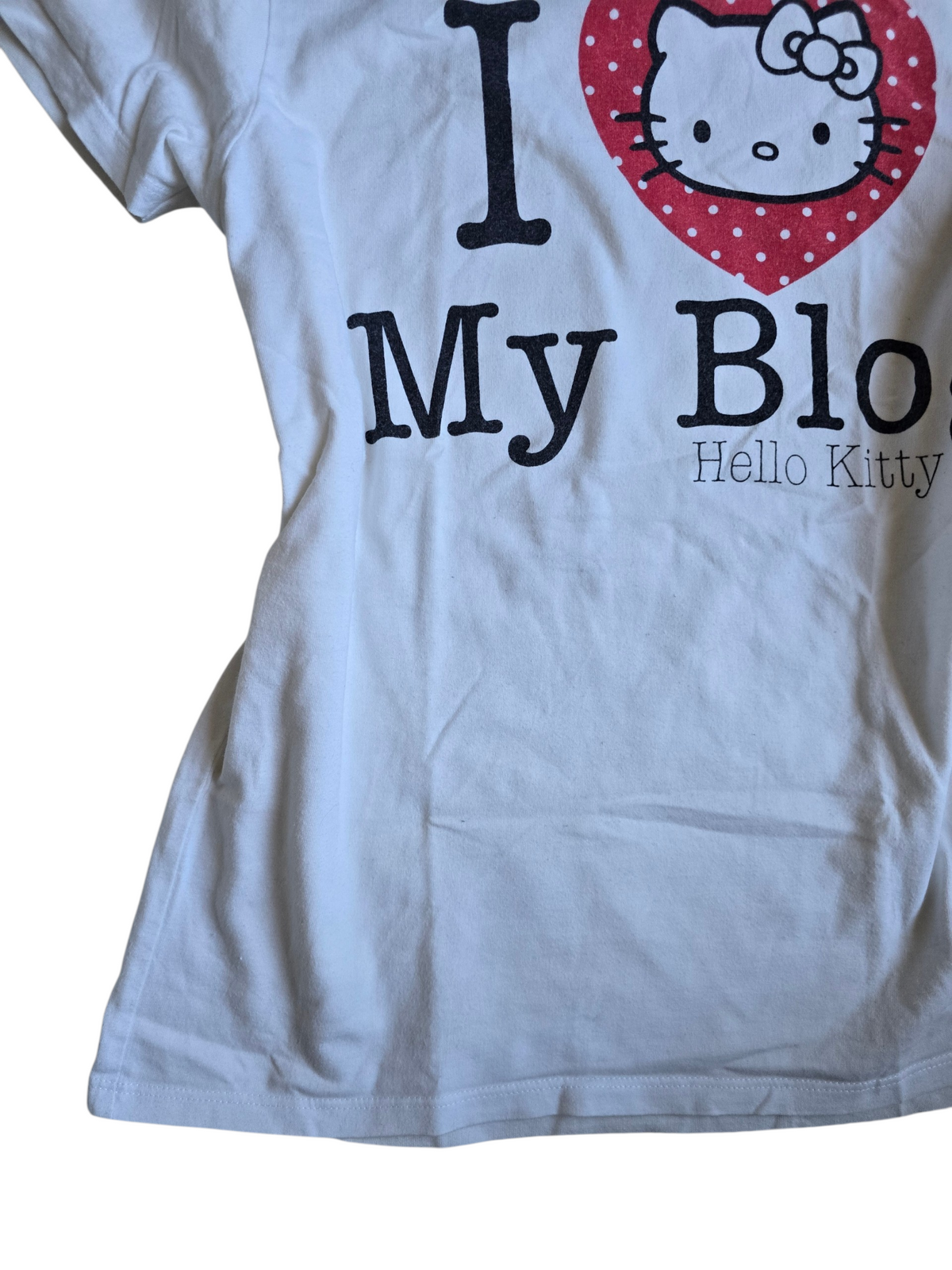 2010s vintage Hello kitty printed twee top