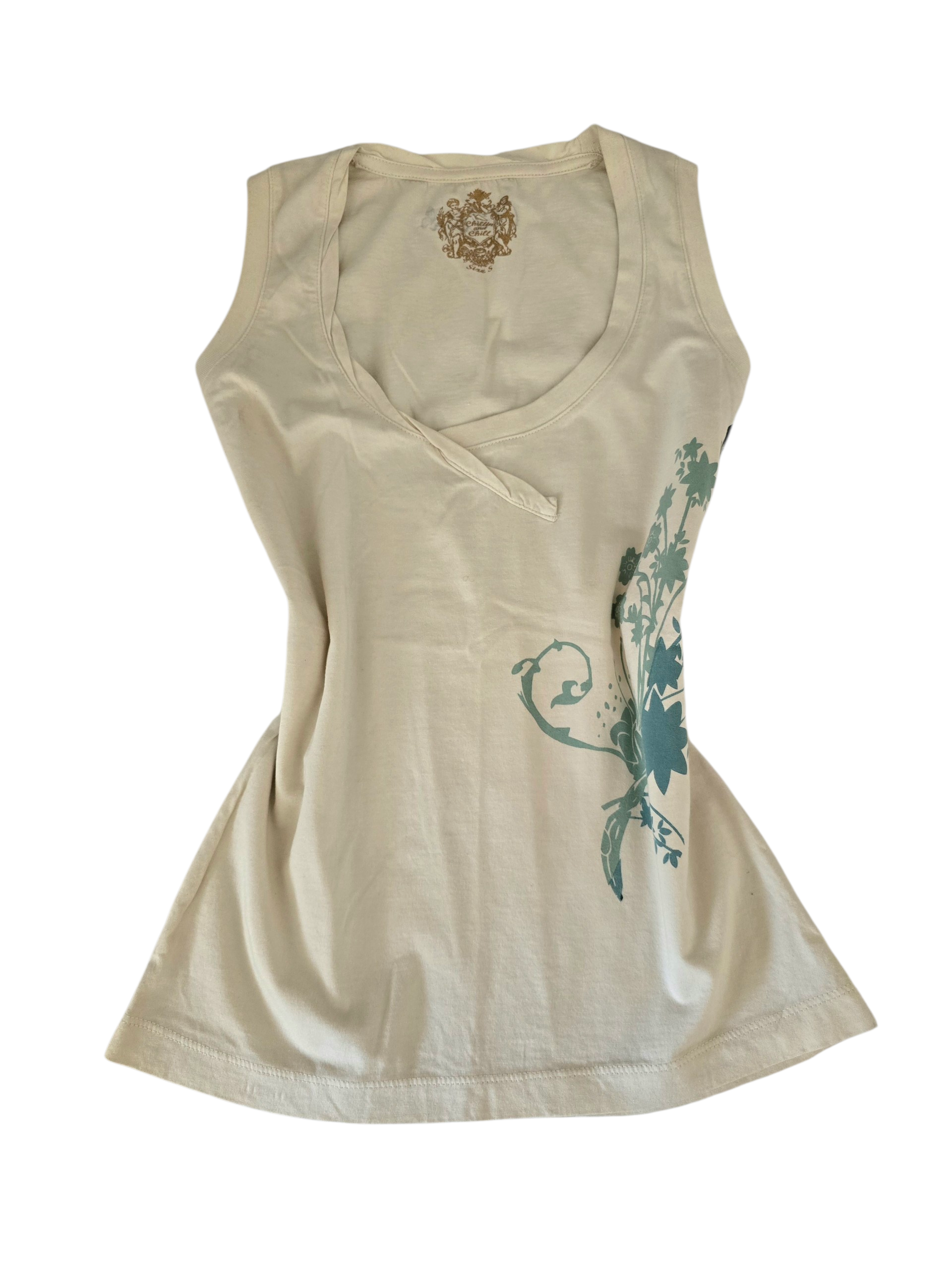 2000s vintage yoga mom bleached top - zimfriperie