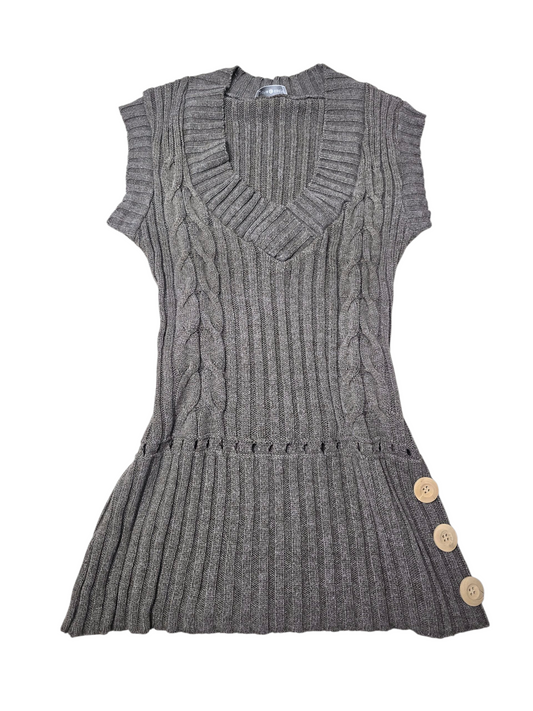00s vintage downtown girl ribbed sleeveless sweater