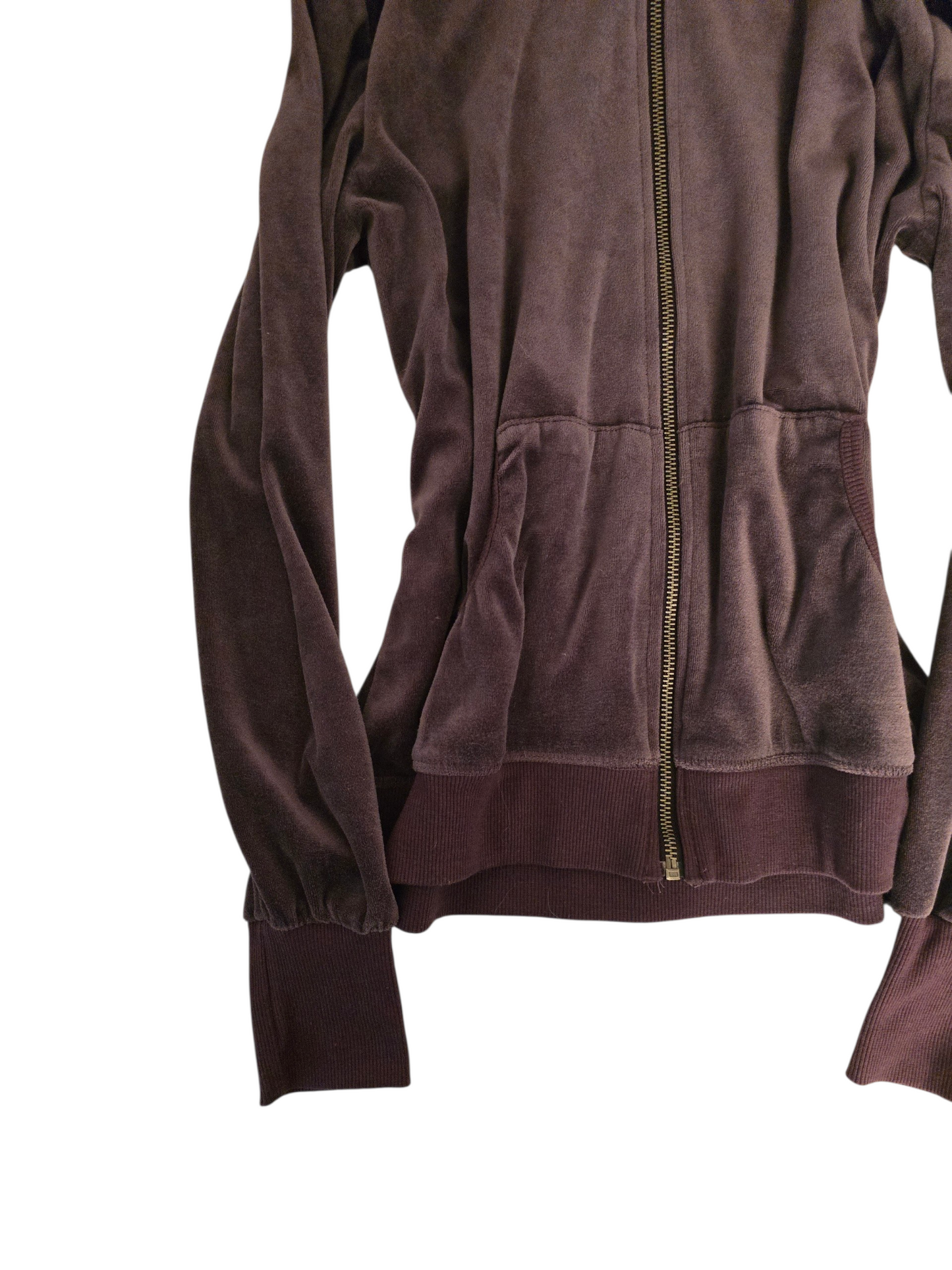 2000s vintage mcbling purple velvet sweater - zimfriperie