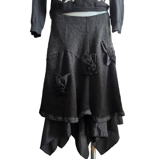 00s vintage dark mori skirt