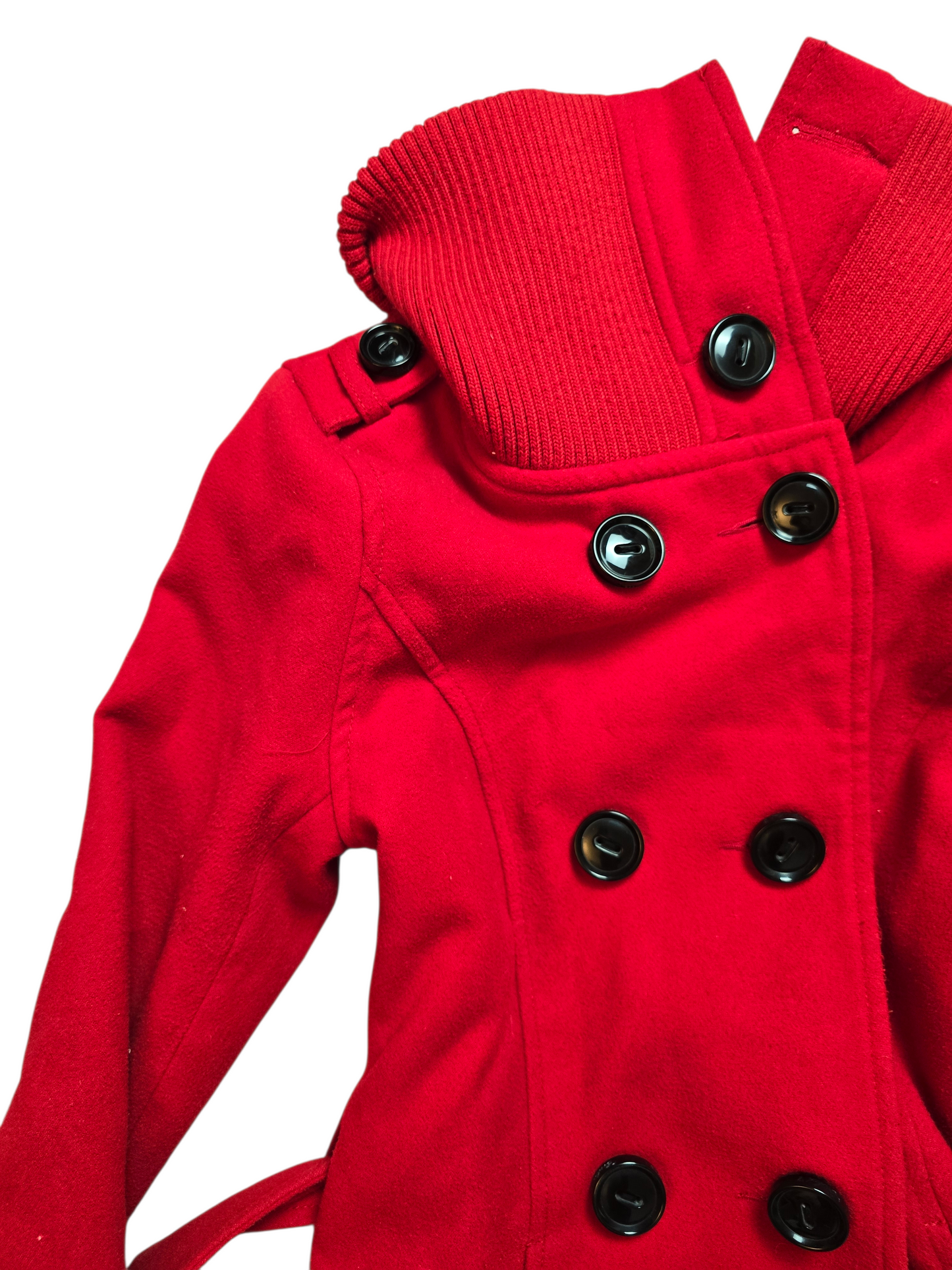 00s vintage indie sleaze red officer coat - zimfriperie