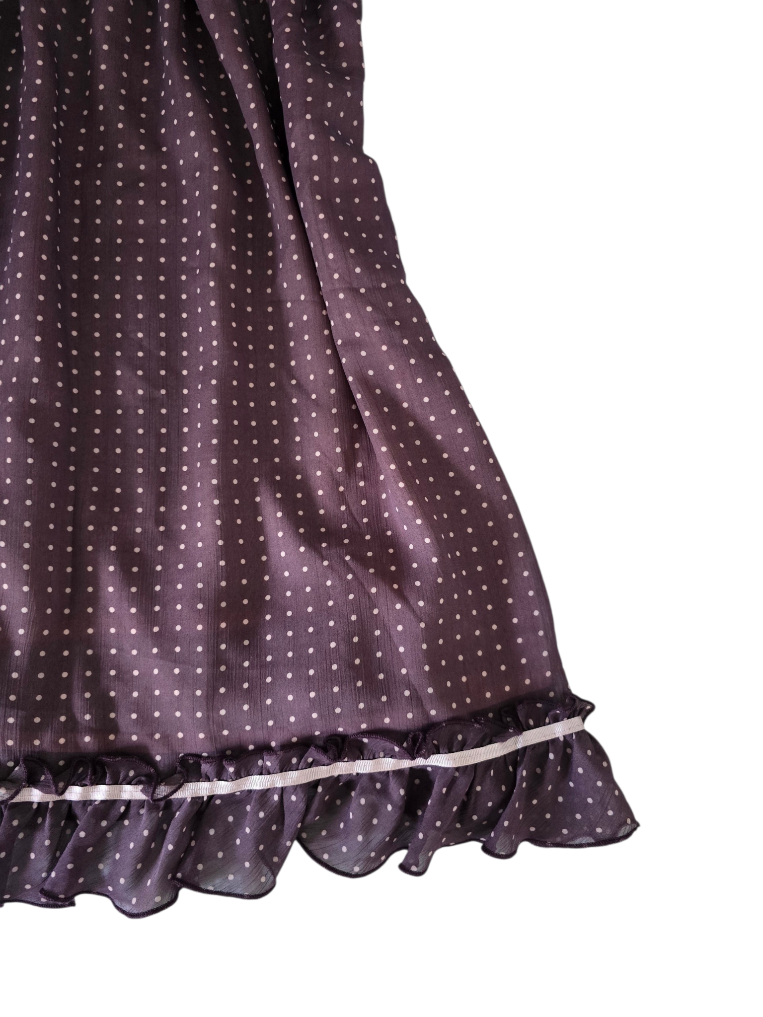 2000s vintage coquette polka dots babydoll dress - zimfriperie