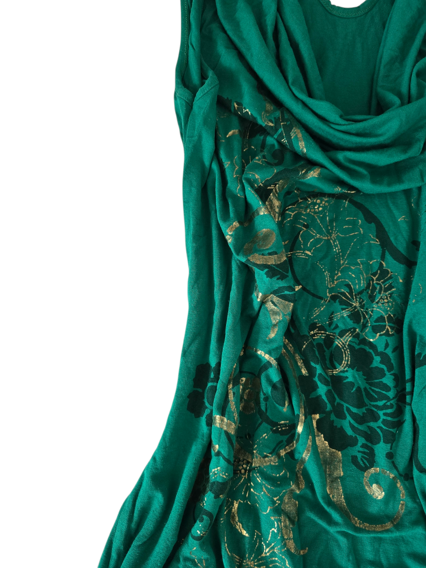 2000s vintage green slouchy mcbling top - zimfriperie