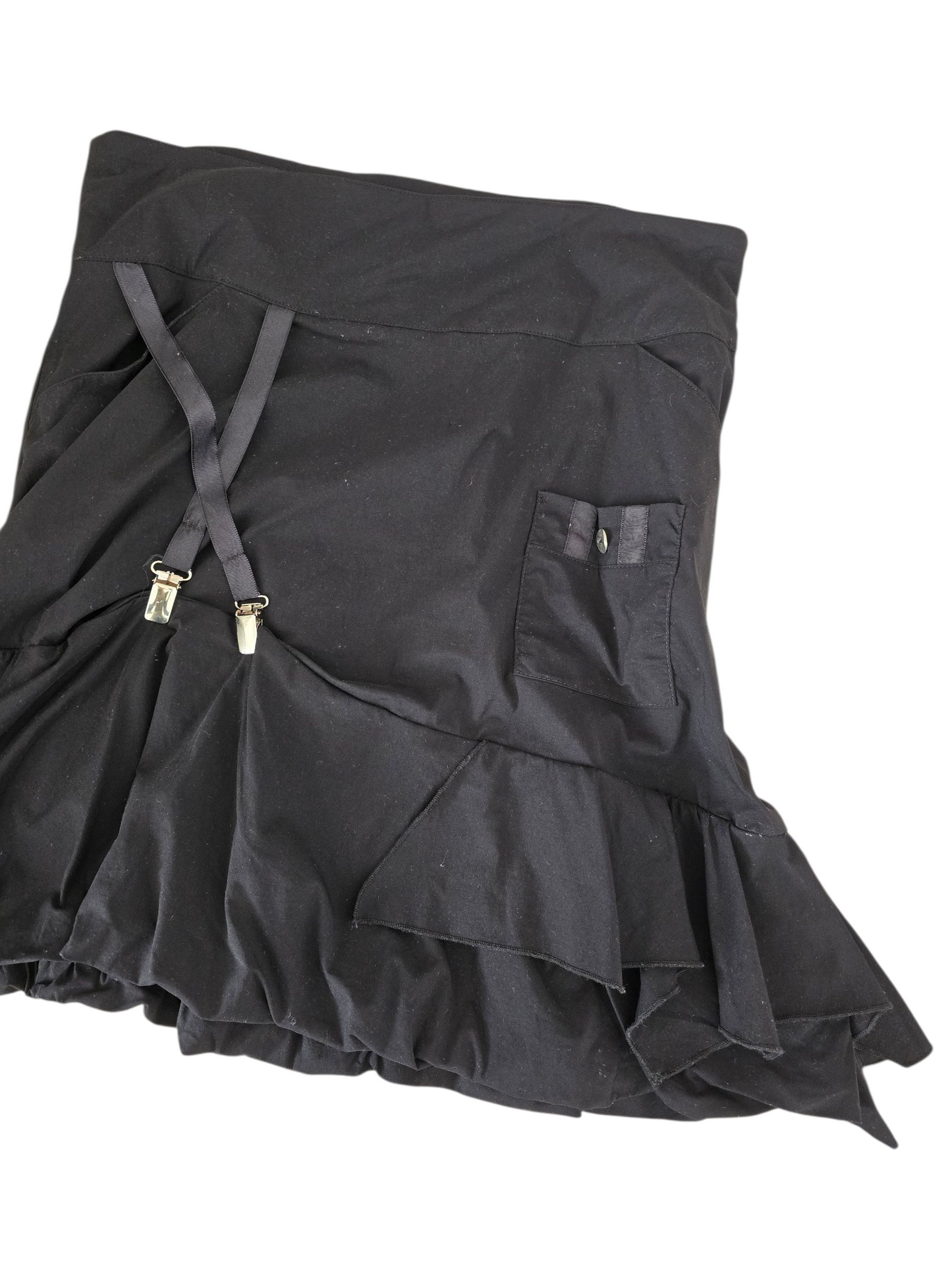 00s vintage softgrunge draped skirt