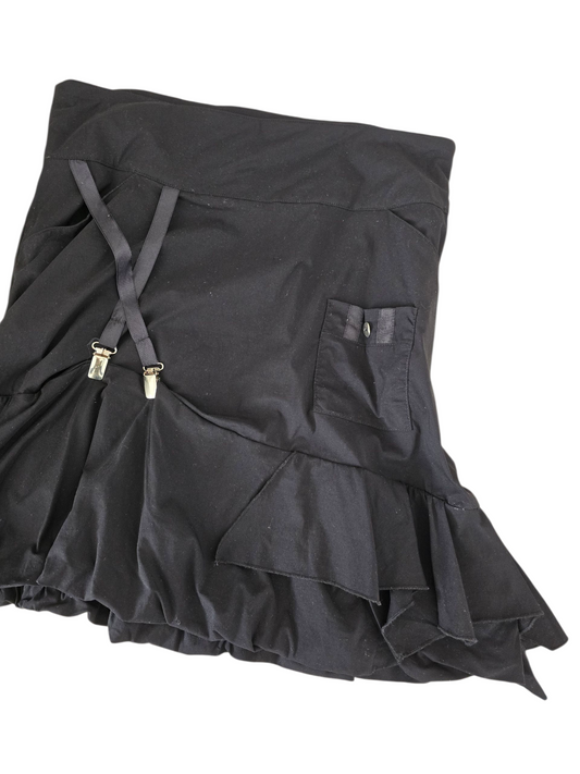 00s vintage softgrunge draped skirt
