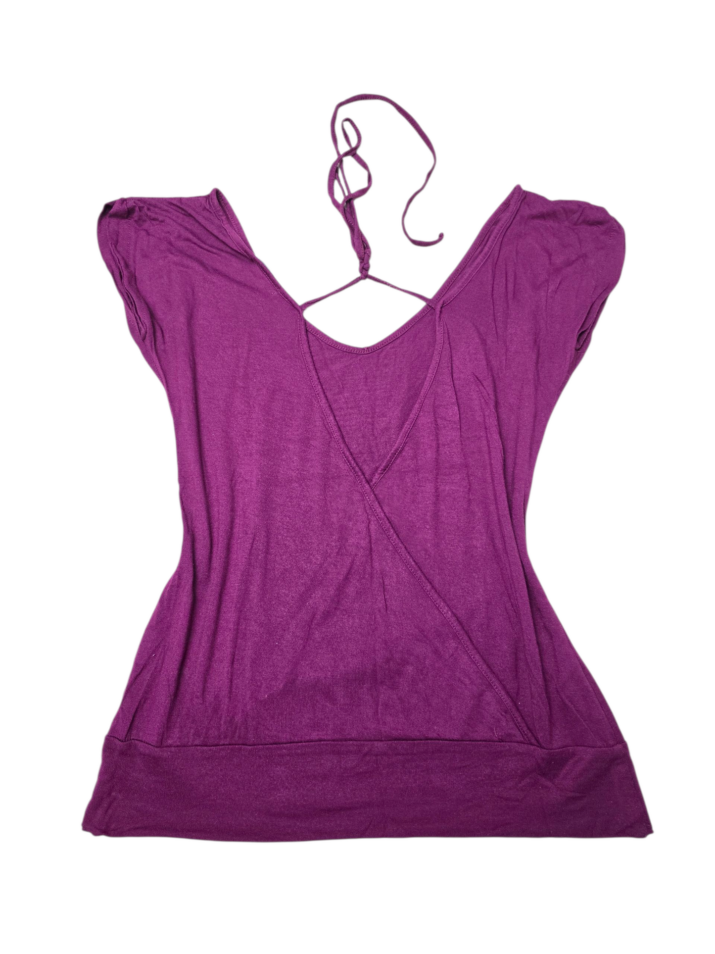 00s vintage indie sleaze slouchy backless top