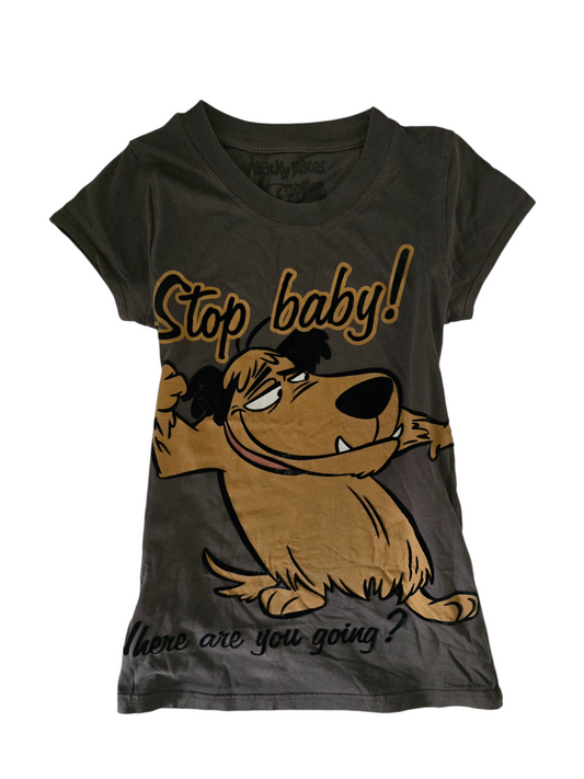 2000s vintage indie sleaze printed tshirt - zimfriperie