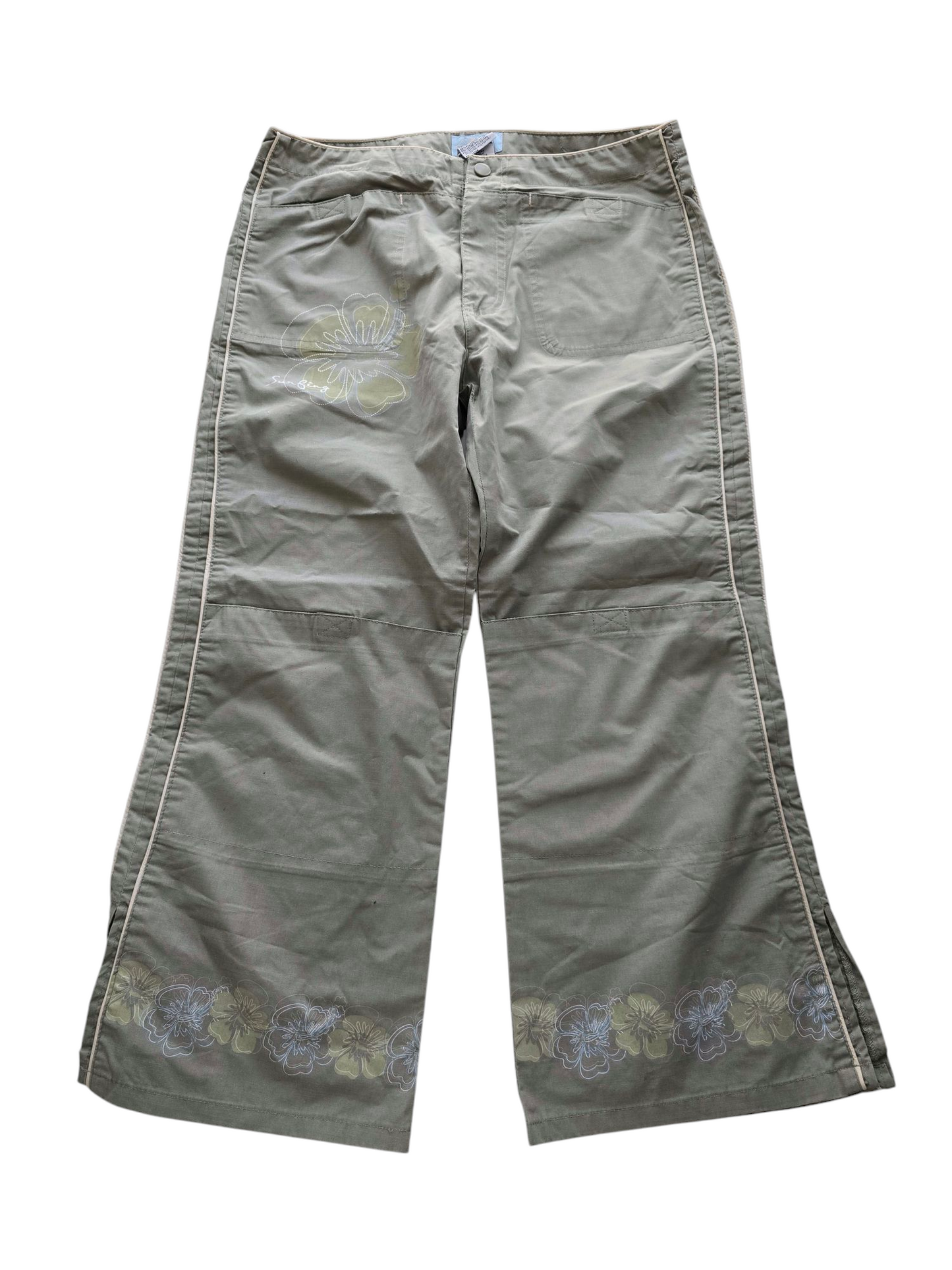 90s vintage beachwear pants