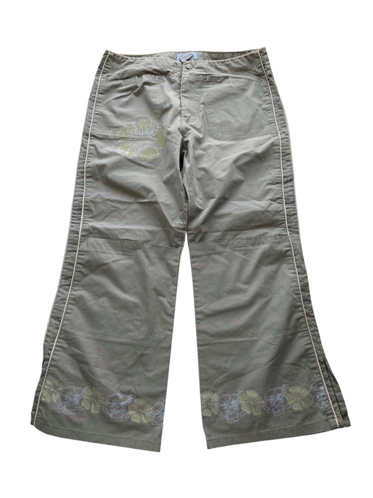 90s vintage beachwear pants