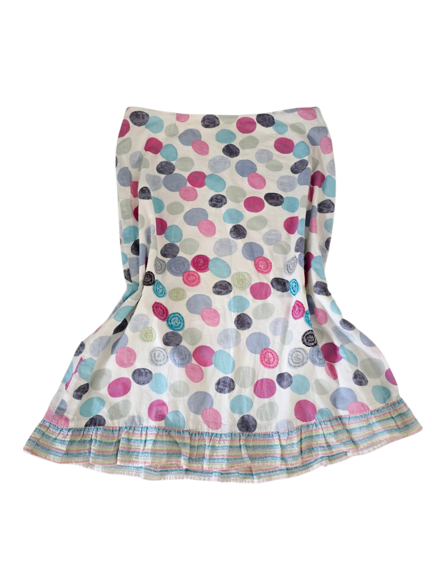 Vintage 2000 twee whimsical skirt whimsitwee polka dots