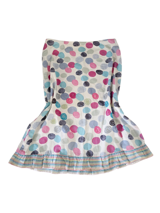 Vintage 2000 twee whimsical skirt whimsitwee polka dots