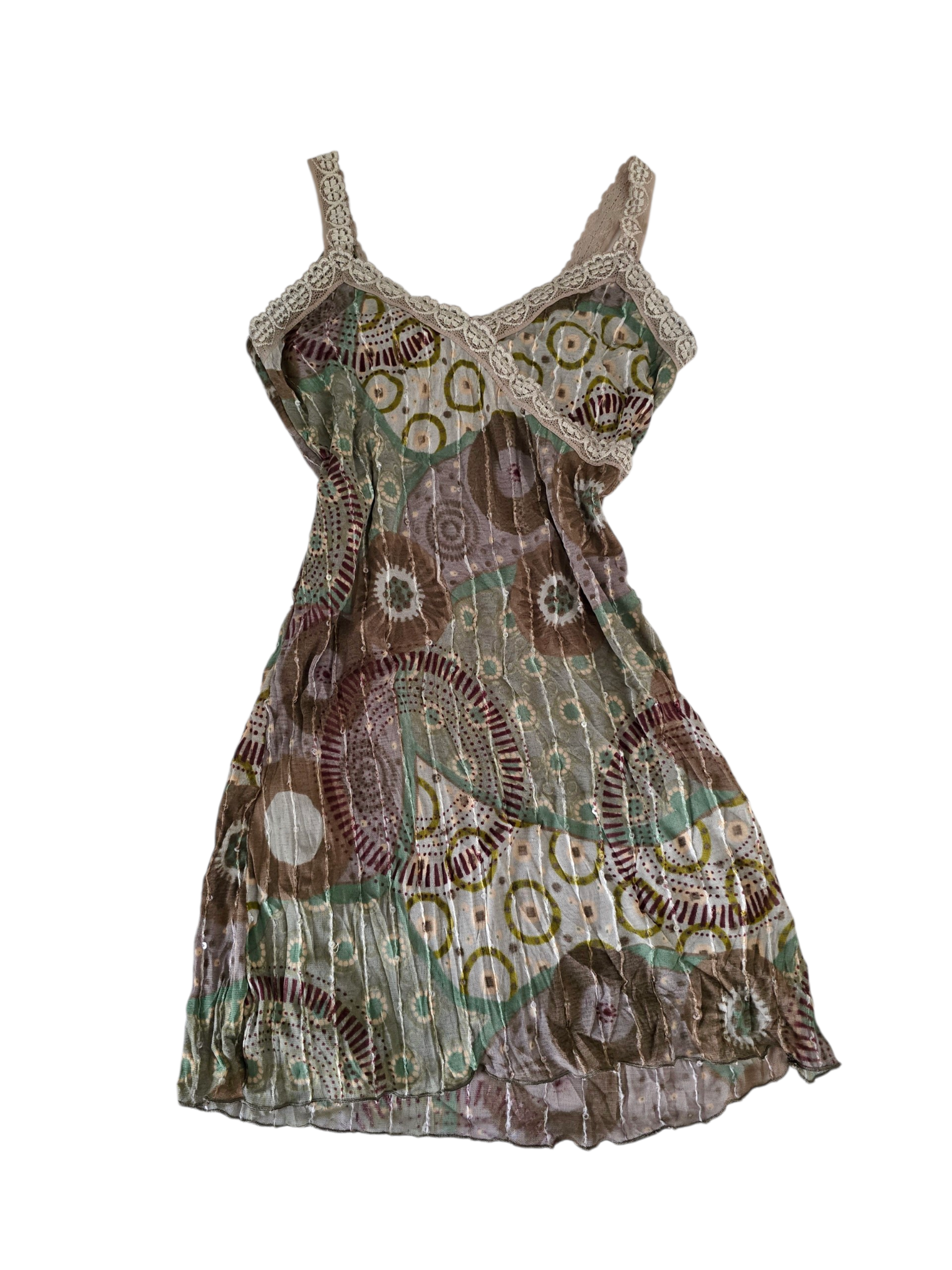 2000s vintage fairy boho sequin bohemian top