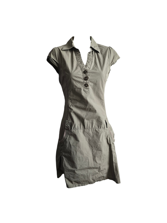 2000s vintage office softgrunge shirt dress - zimfriperie