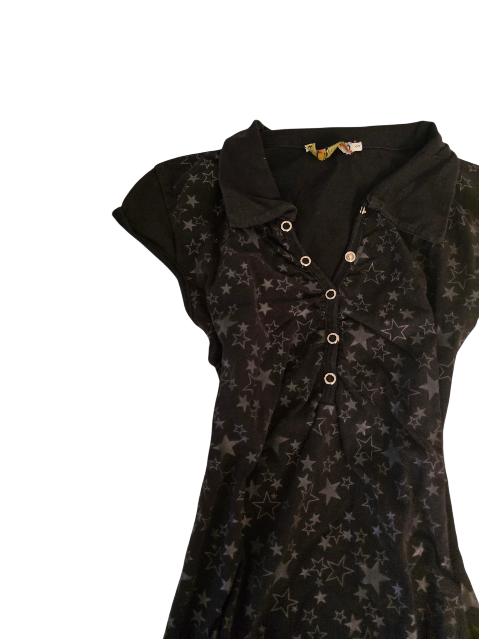 2000s vintage scene emo stars button up top - zimfriperie