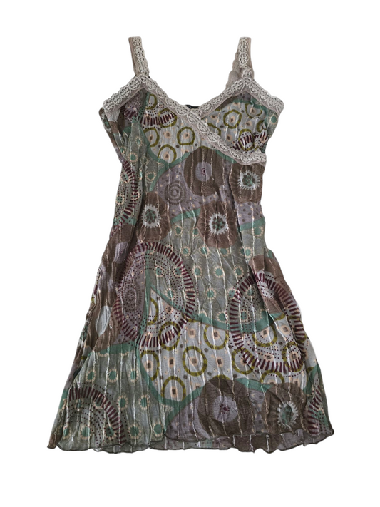 Y2k vintage bohemian ibiza sequin top