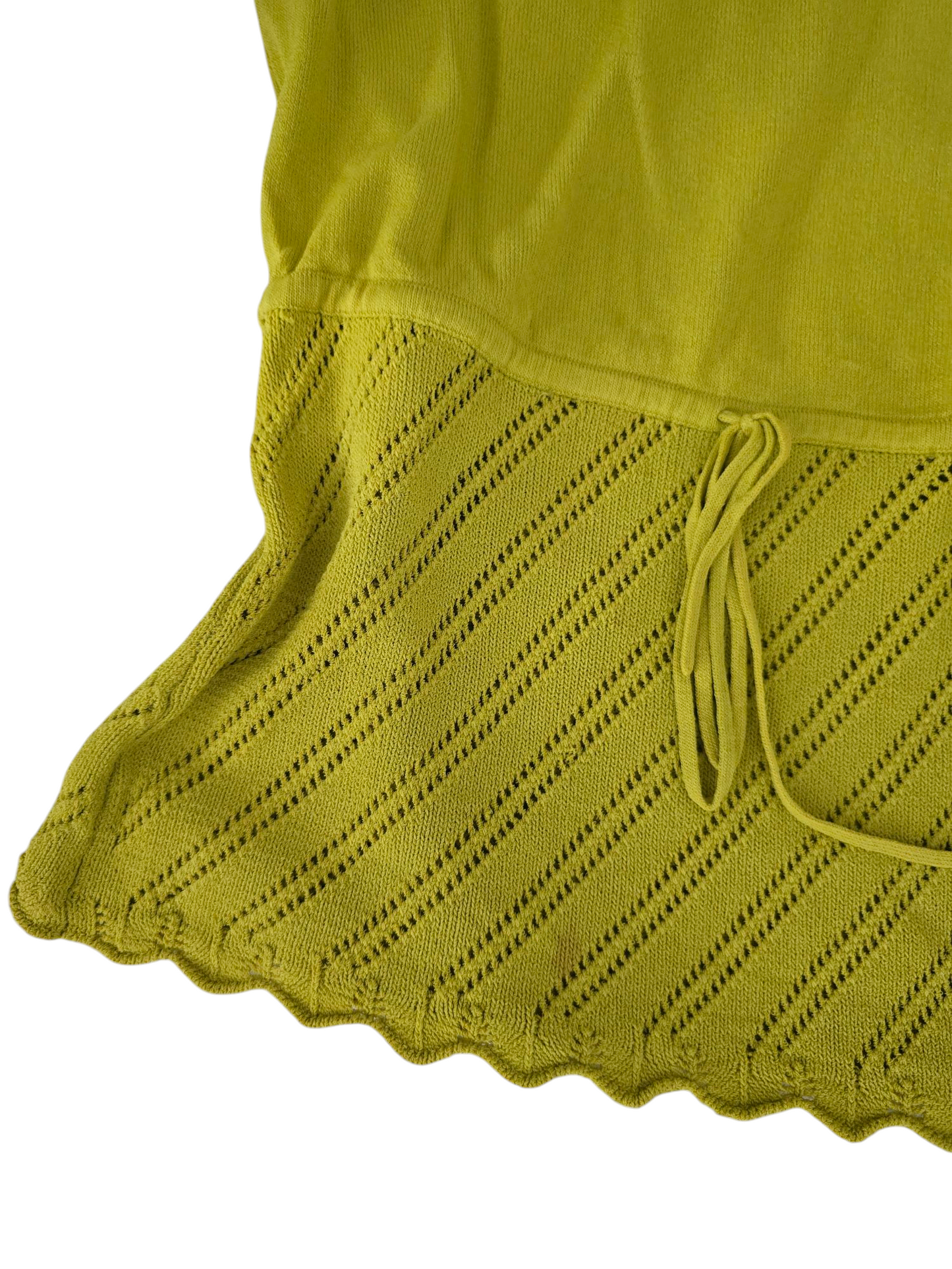 Y2k vintage boho knit top