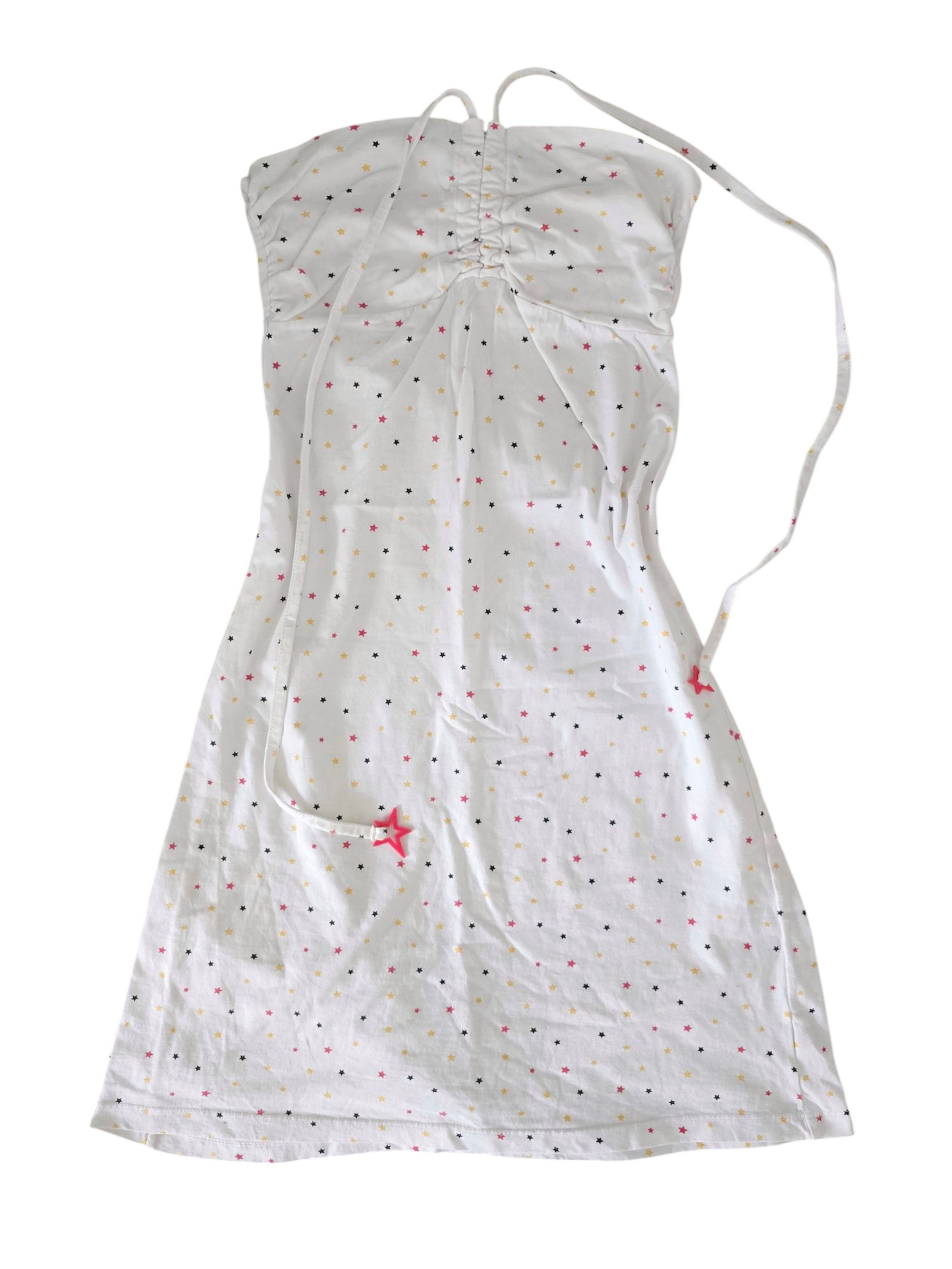 Y2k vintage stars backless dress