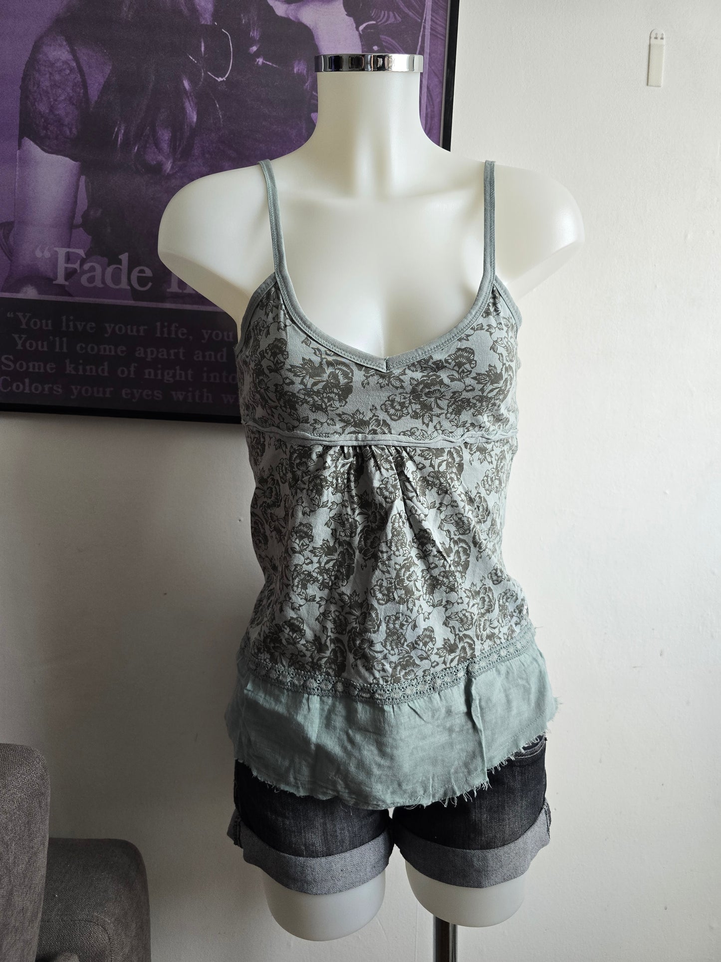 2000s vintage whimsy coquette babydoll top