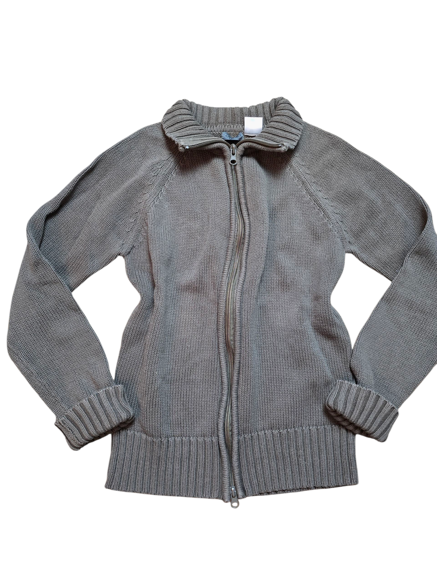 00s vintage fitted zip sweater