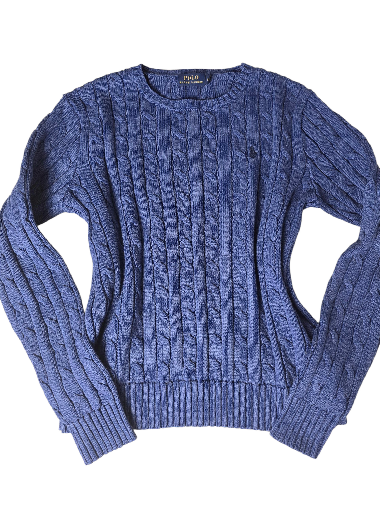 00s vintage flirty preppy ribbed Ralph Lauren sweater