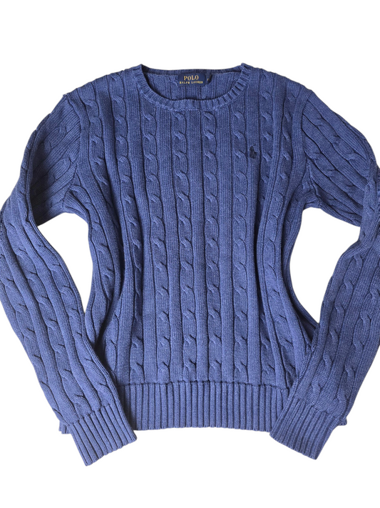 00s vintage flirty preppy ribbed Ralph Lauren sweater