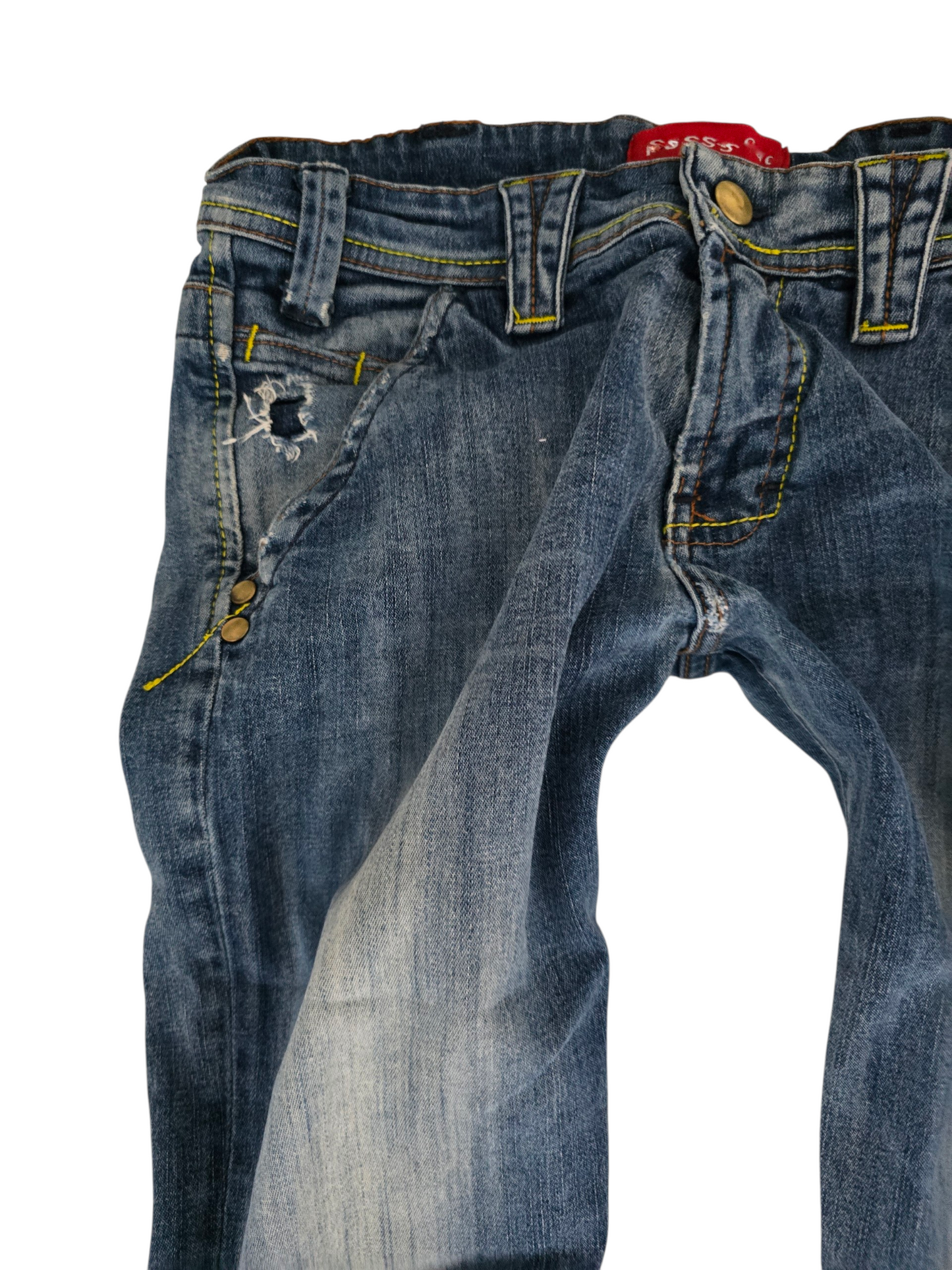 2000s vintage bootcut low waist denim pants - zimfriperie
