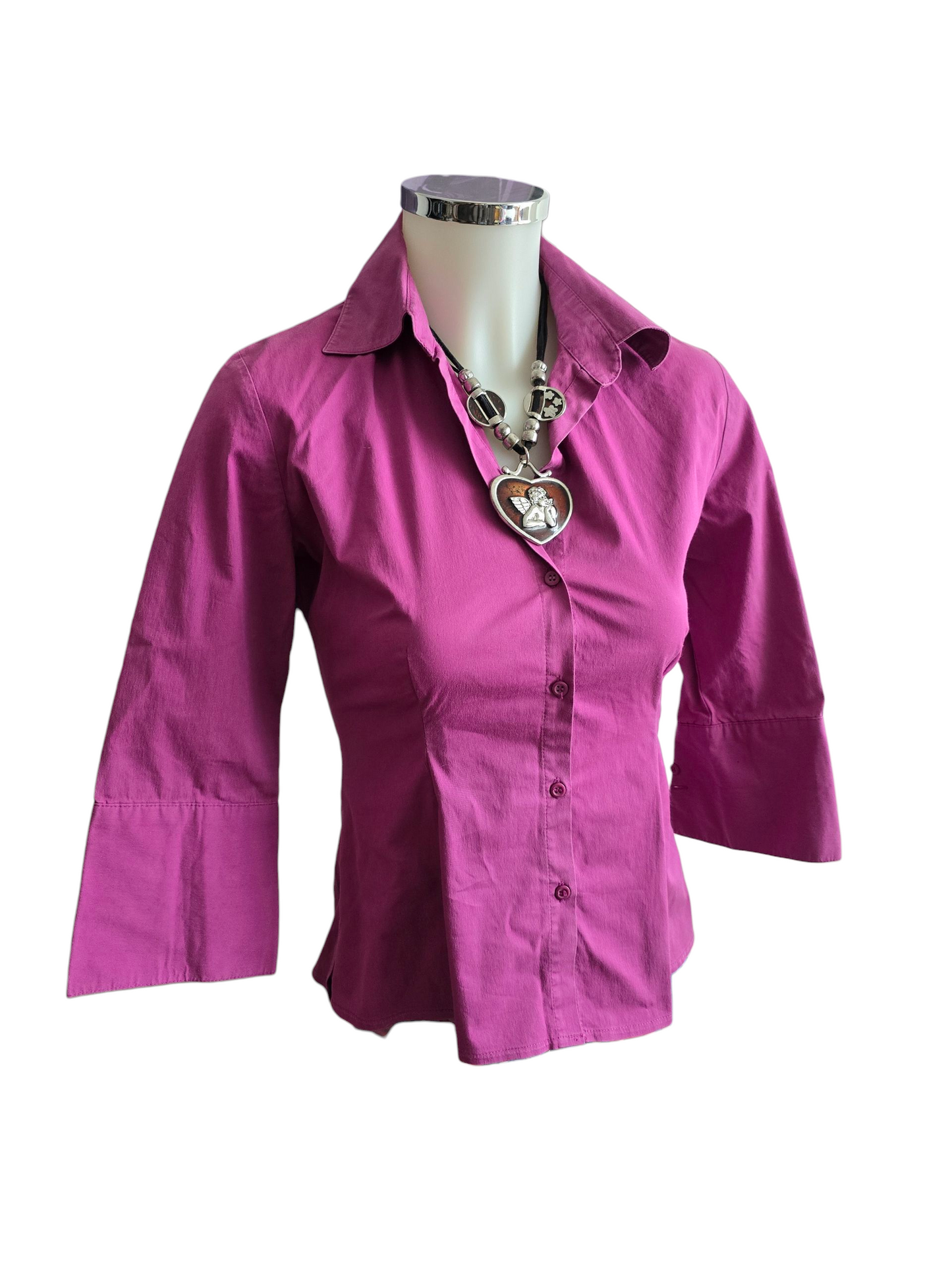 90s vintage flirty office shirt