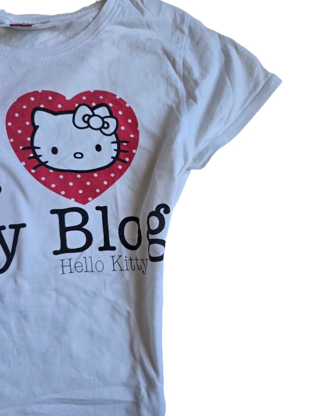 2010s vintage Hello kitty printed twee top