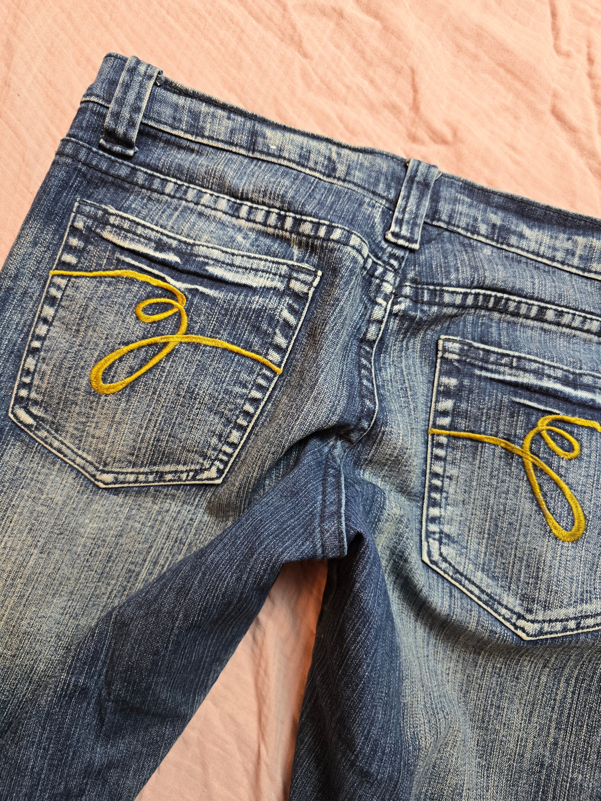 00s vintage denim bootcut pants - zimfriperie