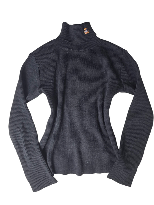 00s vintage downtown girl ribbed turtleneck sweater