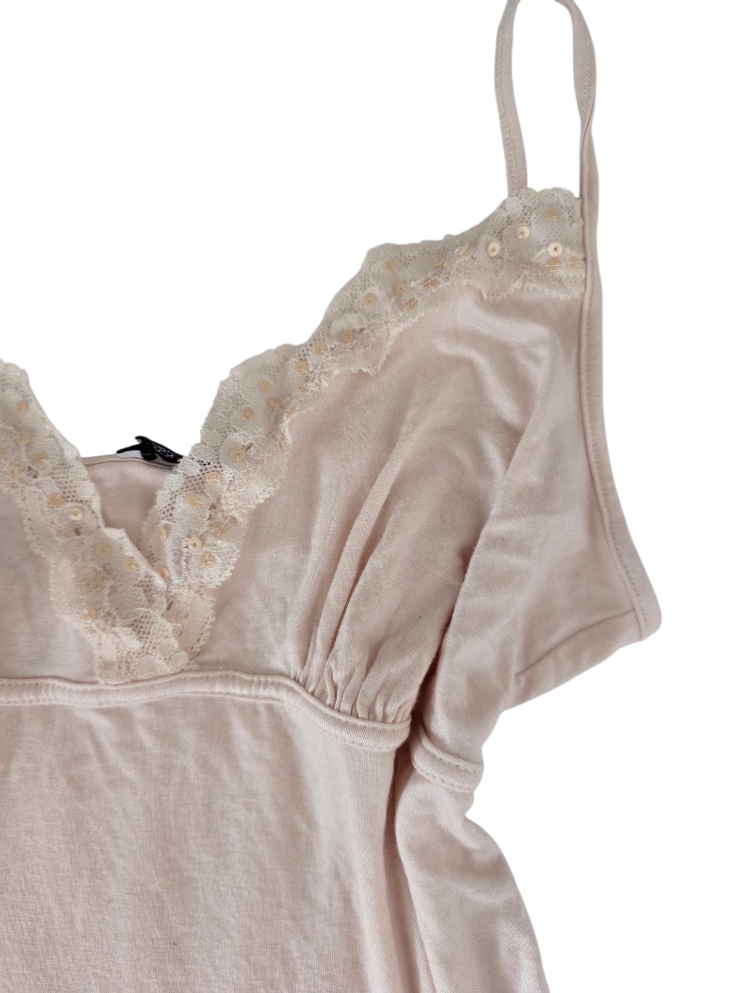 2000s vintage coquette babydoll pink top - zimfriperie