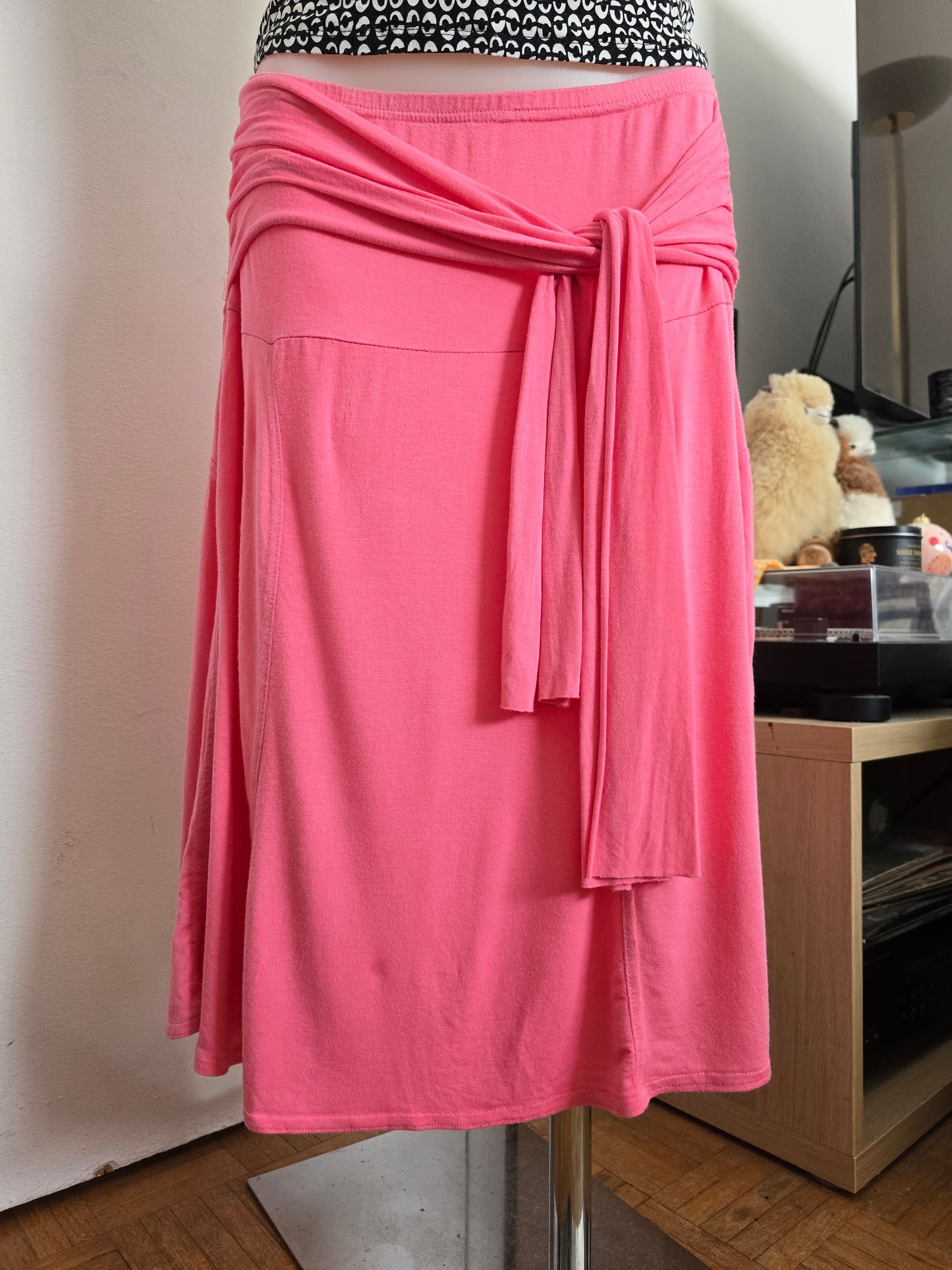 Y2k vintage flirty asymmetric skirt