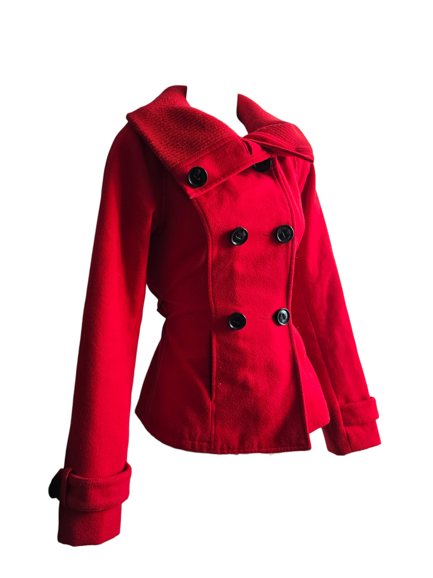 00s vintage indie sleaze red officer coat - zimfriperie