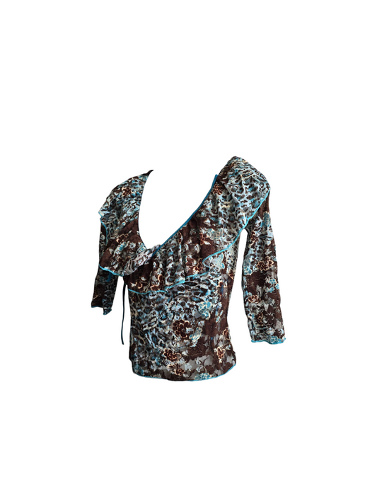 2000s vintage fairy turquoise top - zimfriperie