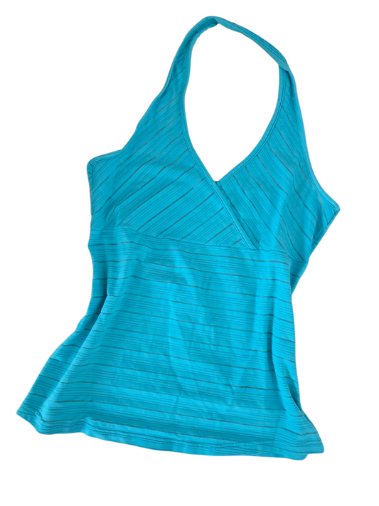 Y2k vintage coconut girl striped halter top