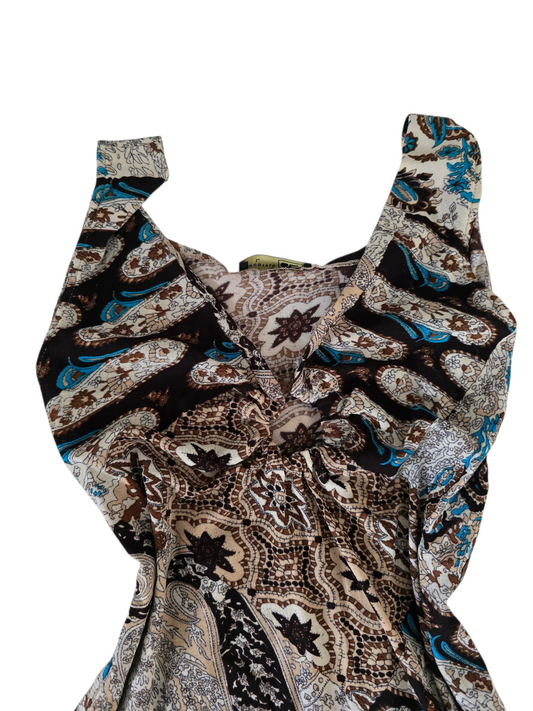 2000s vintage fairy boho asymetric top - zimfriperie