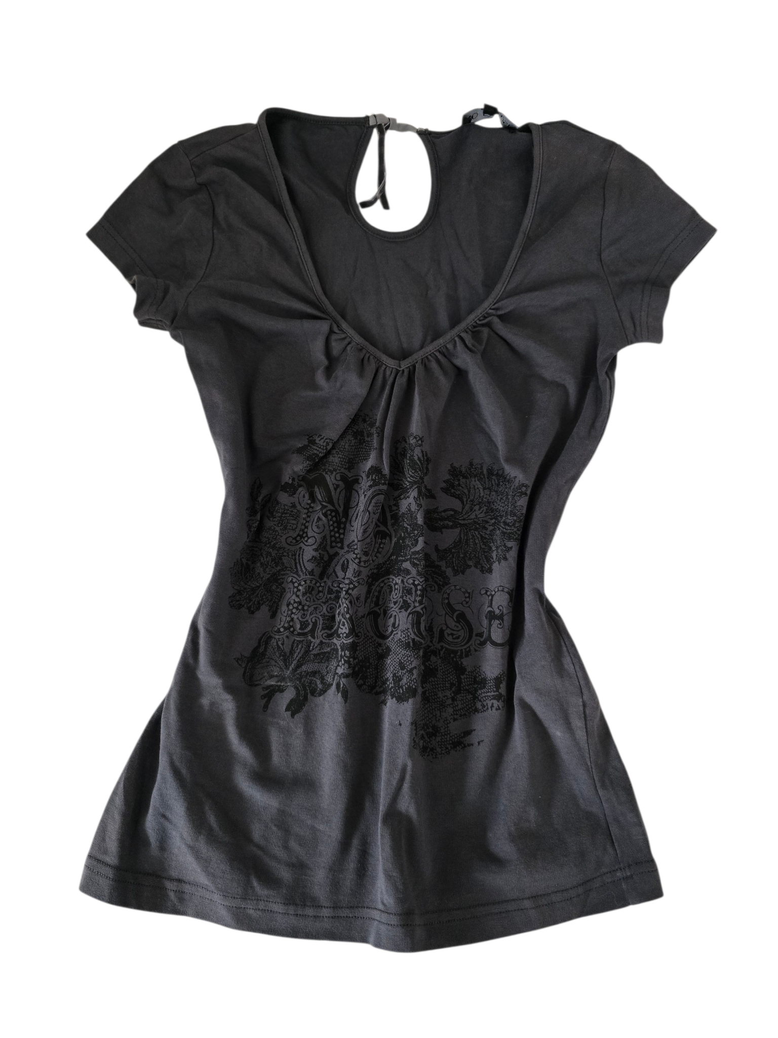 2000s vintage softgrunge printed top - zimfriperie