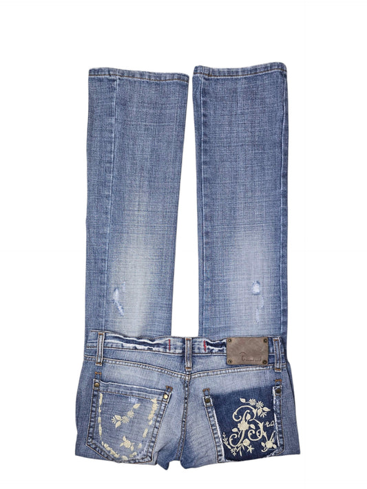 00s vintage bootcut low waist denim pants