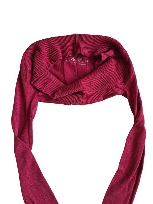 2000s vintage coquette pink bolero