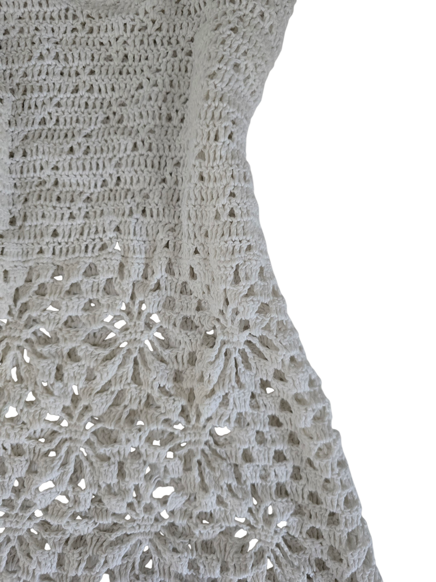 2000s vintage boho fairy crochet top