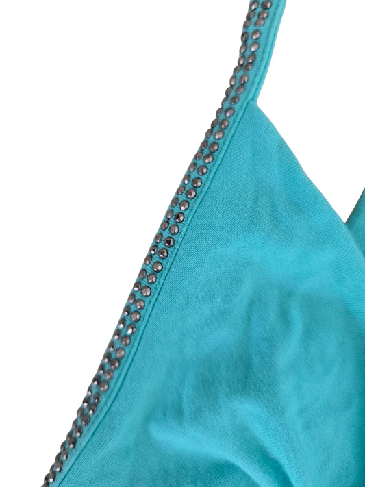 Y2k vintage Morgan of you draped mcbling top