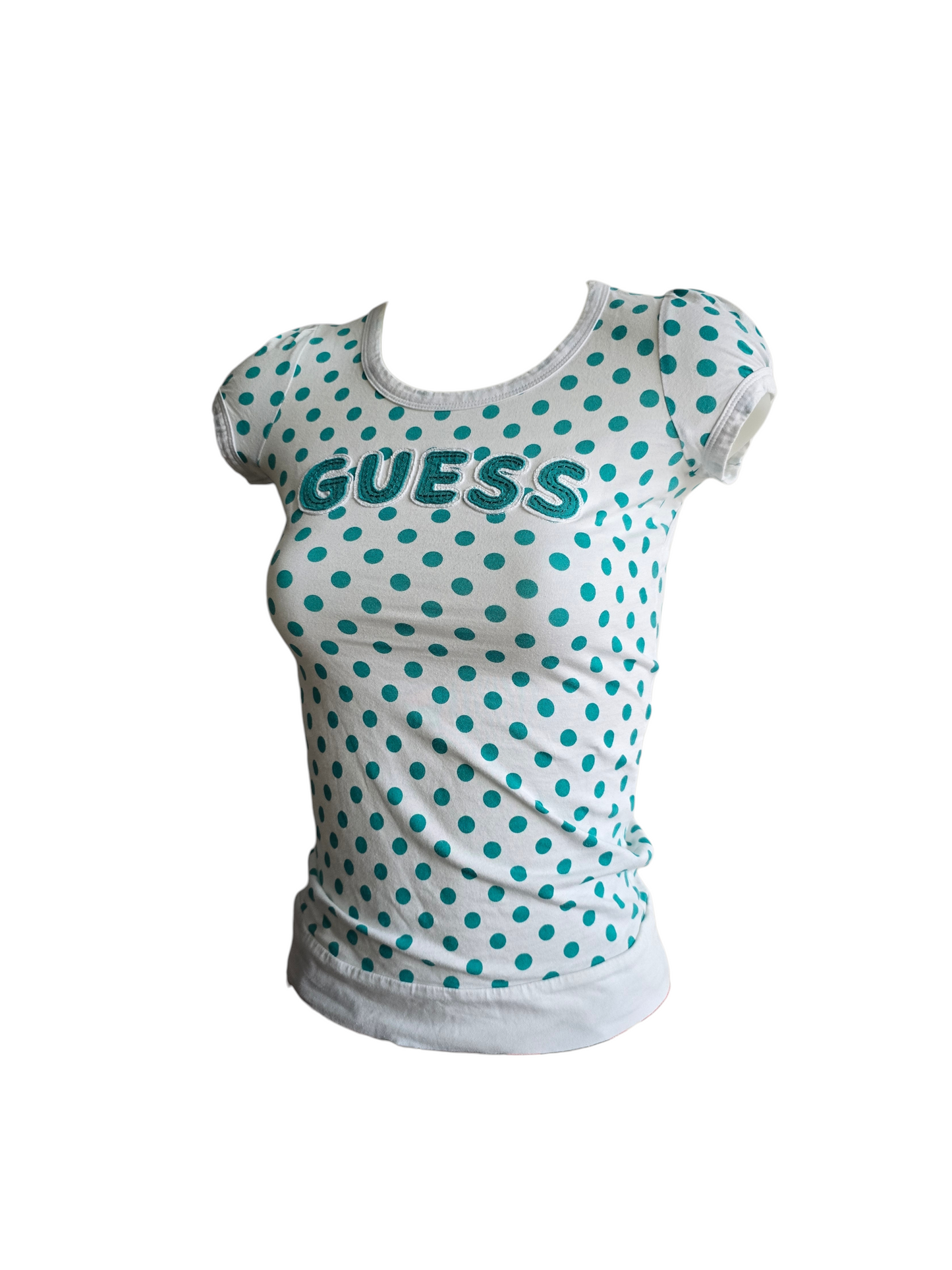 00s vintage Guess polka dots fitted top - zimfriperie