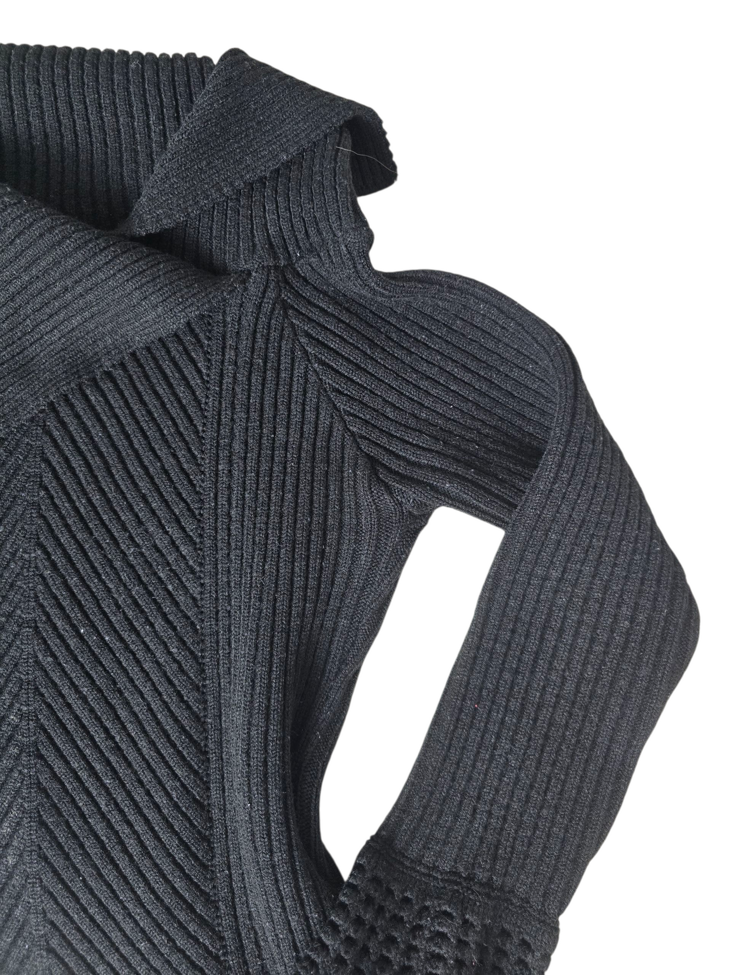Y2k vintage dark coquette ribbed sweater