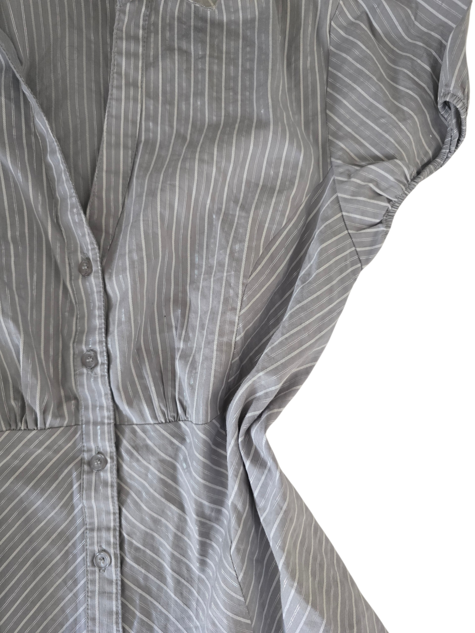 2000s vintage office striped shirt - zimfriperie