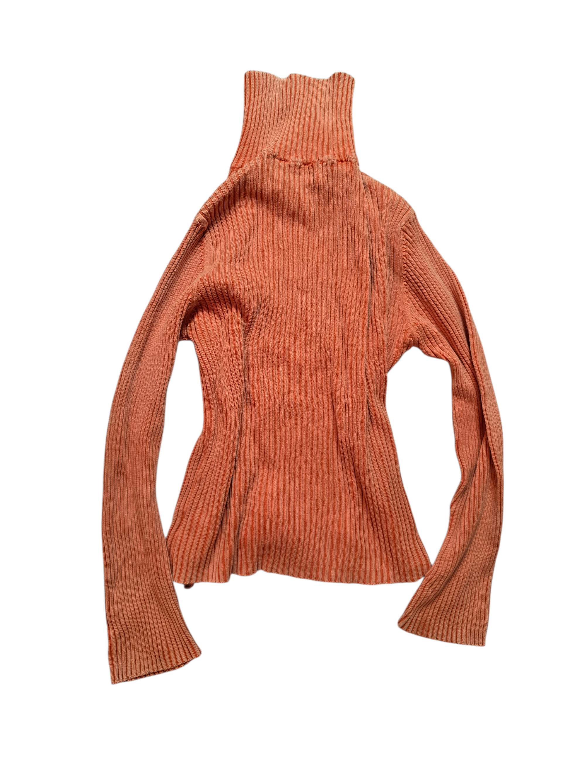 00s vintage softgrunge ribbed zip sweater - zimfriperie